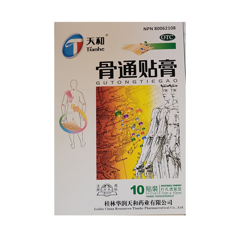 Gutongtiegao. Soothes Pain pads, apply to painful area can leave on for 6 hours