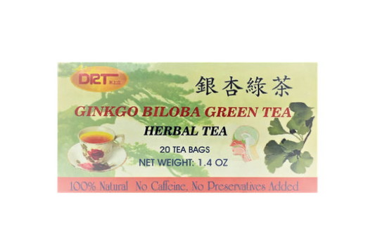 Ginkgo Biloba Green Tea strengthens memory, treats depression & tinnitus, helps to lose weight and increase libido.